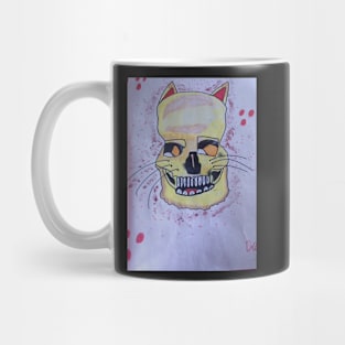 Skull Kitty ;3 Mug